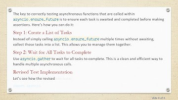 Testing asyncio.ensure_future(...) Calls in Python