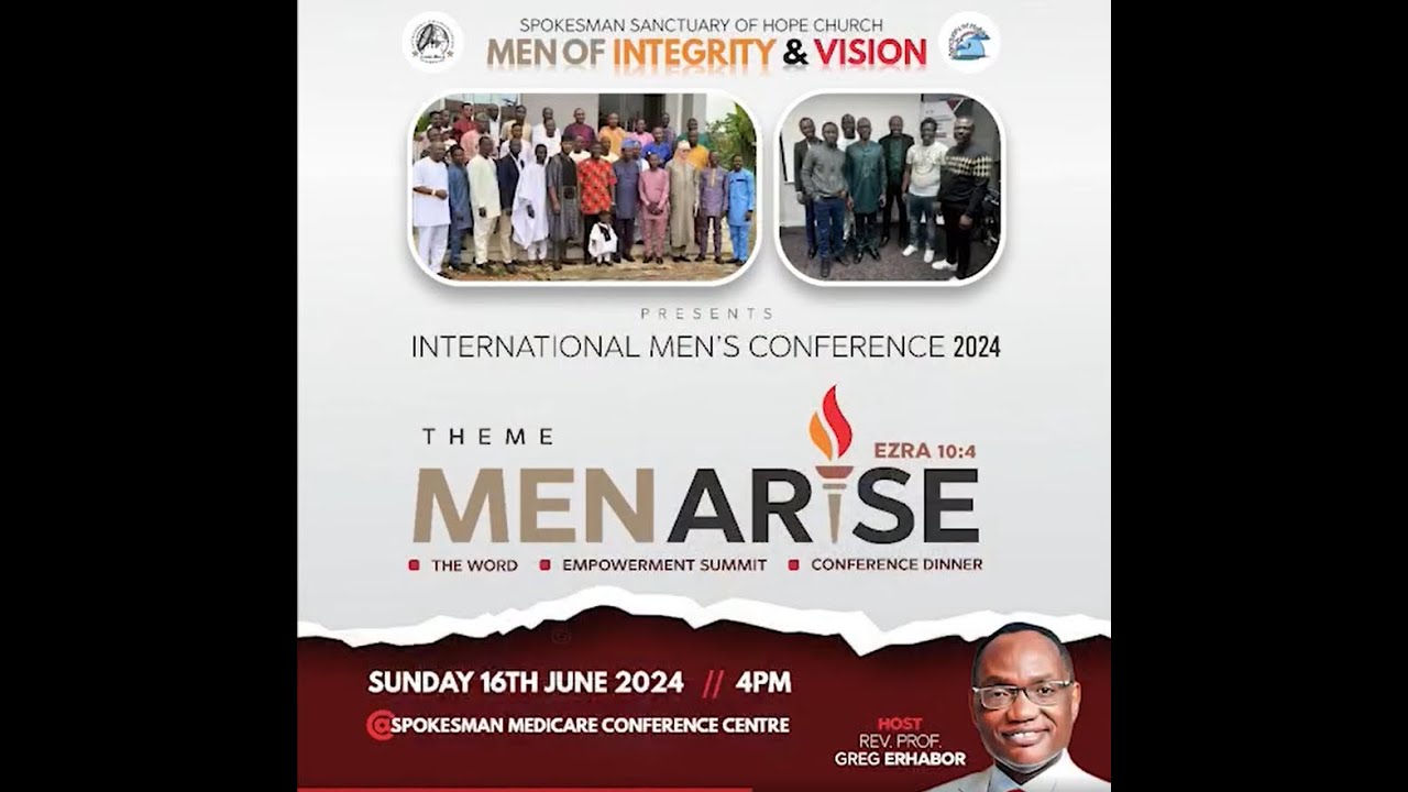 INTERNATIONAL MEN'S CONFERENCE 2024 | MEN ARISE |16-06-2024