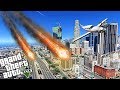 INSANE METEORS DESTROY LOS SANTOS - GTA 5 END OF LOS SANTOS APOCALYPSE MOD - MICHAEL'S FAMILY