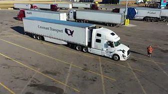 COVENANT TRANSPORT IN IOWA 80,WORLD'S LARGEST TRUCK STOP