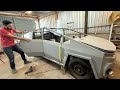 Como vou fechar o Cybertruck? Vai ficar LACRADO