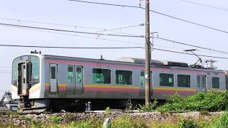 E129系B25+A16編成【4K】信越本線上り普通424M