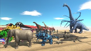 Escape from ALIEN BRACHIOSAURUS - Escape from Monster - Animal Revolt Battle Simulator screenshot 5