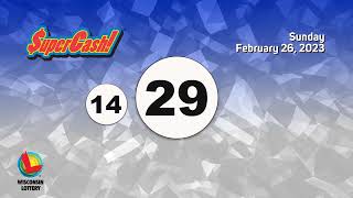 Wisconsin Lottery Evening Draw 02/26/2023