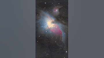 The Orion nebula pre and post processing ￼