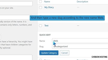 How to Delete an Uncategorized Category in WordPress   Carbon Hosting
