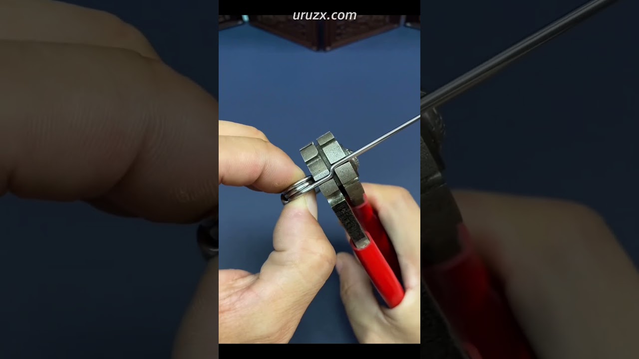 Crafting a Durable Keychain from Stainless Wire 