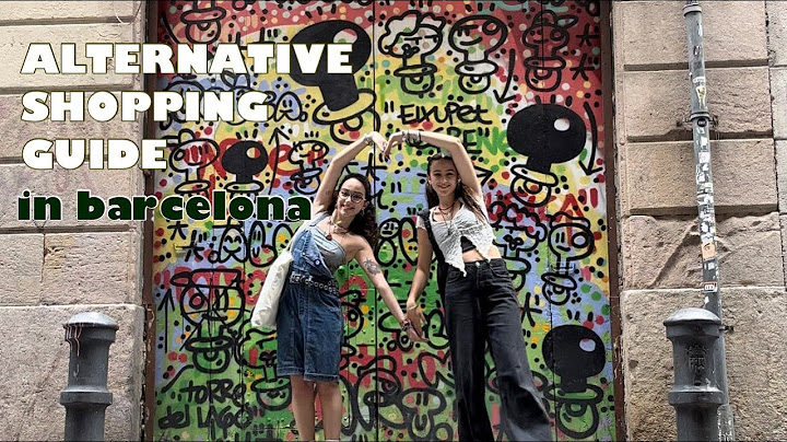 Where to thrift in Barcelona! || locals guide to alternative shopping