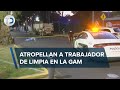 Trabajador de limpia muere al ser arrollado por automovilista en avenida Loreto Fabela, GAM