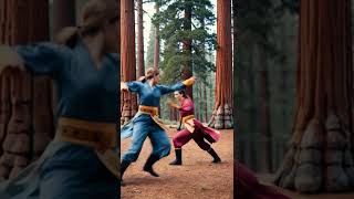 Bad Ai Intense Fast High Velocity Fight aicreator karate kungfu badai