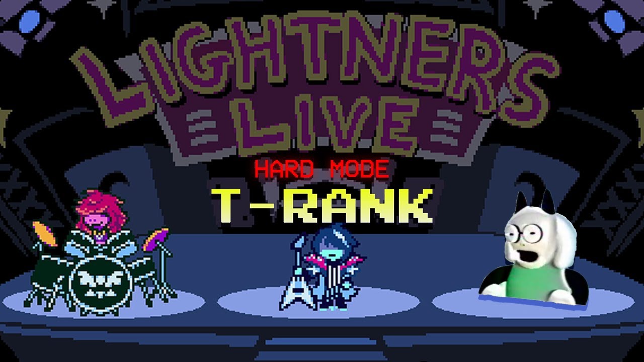 DELTARUNE Chapters 3+4 - Rhythm Game | All T Rank FC on Hard - YouTube