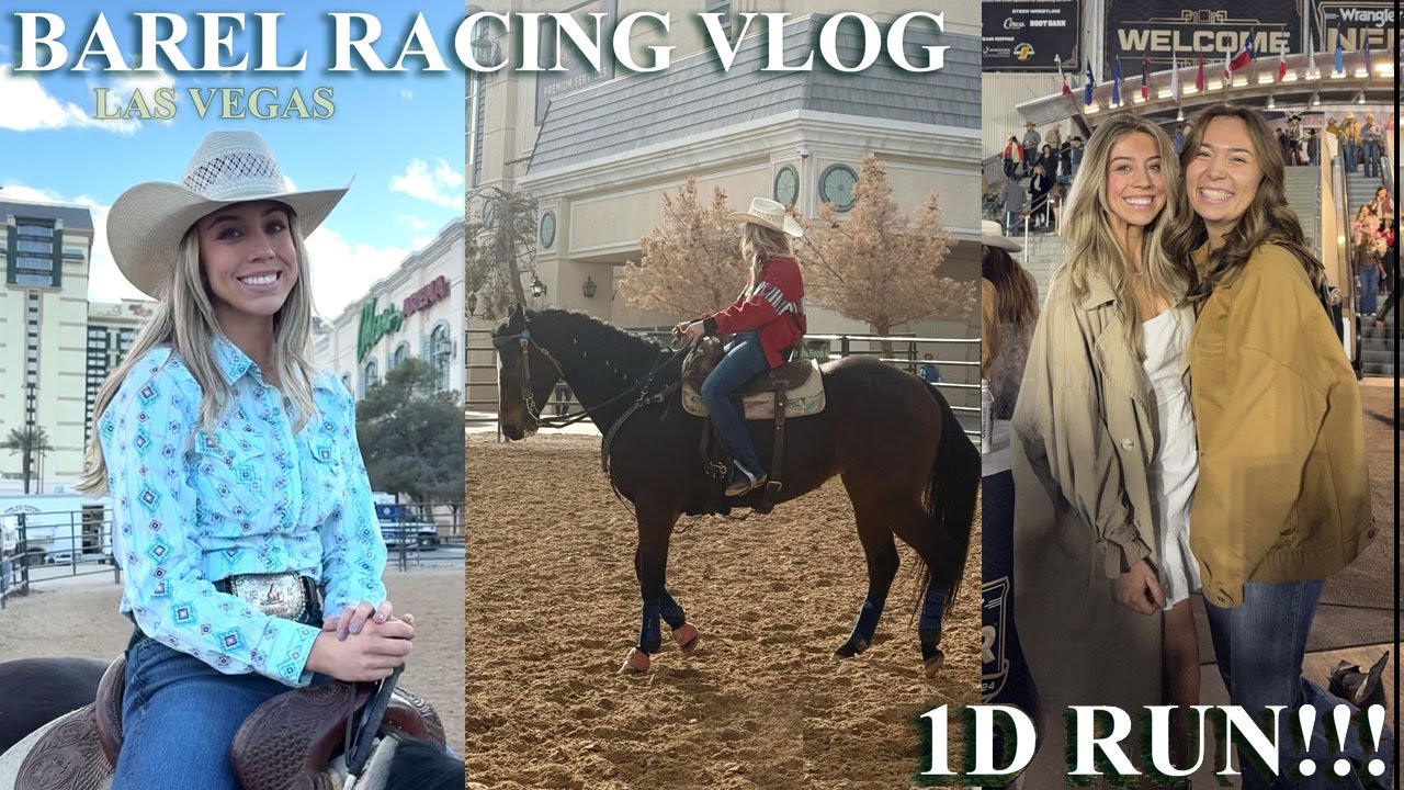 Barrel racing in Las Vegas!!! COMPETING FOR $20,000!! #barrelracing # ...
