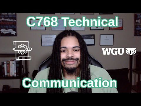 WGU | C768 Technical Communication ✅