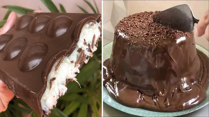 Oddly Satisfying MILKCREAM Chocolate Cake Decorating Ideas | My ...