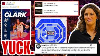 Famous $8 TICKETS! Caitlin Clark Fans REJECT Stephanie White's BORING Ball! Thousands of Resale Seats! Wealth