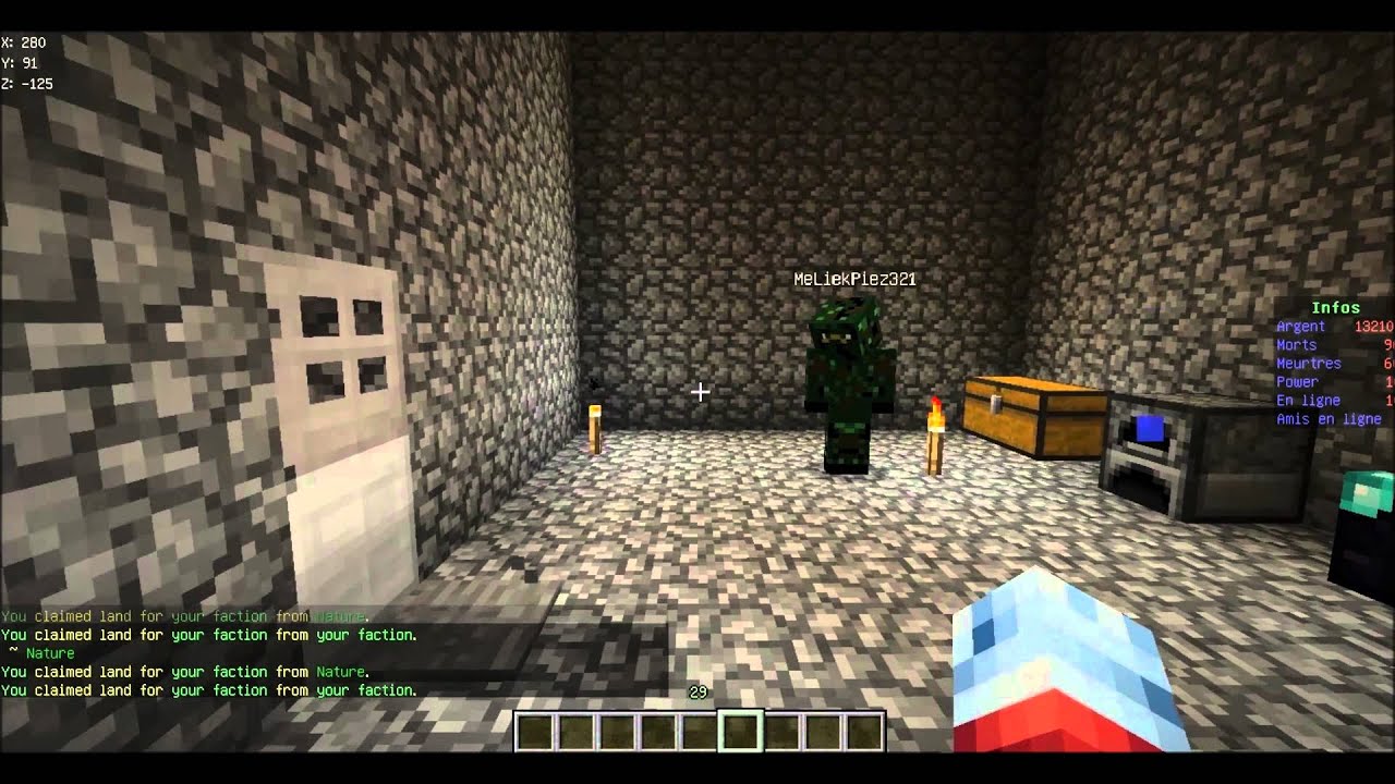 Tutorial : Comment utiliser le plugin Factions - YouTube