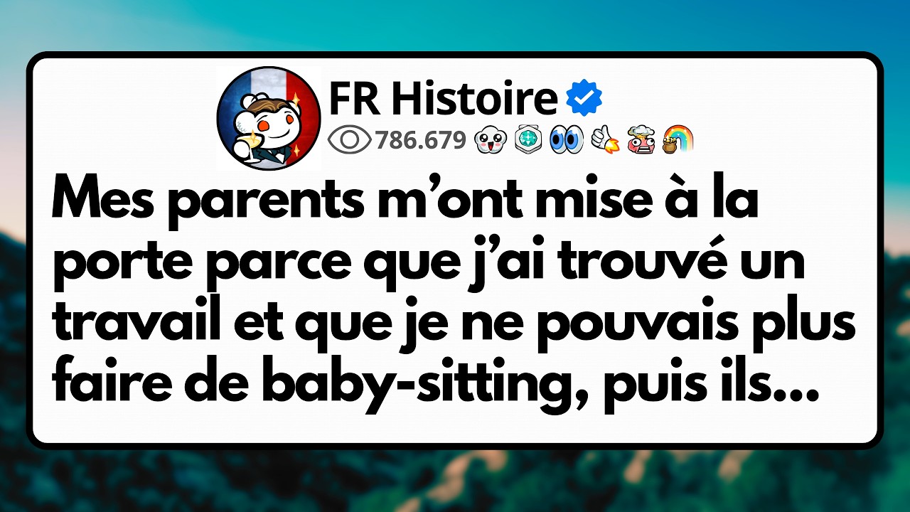 À dix-sept ans, mes parents m’ont mise à la porte parce que j’avais trouvé un travail et que je ne pouvais plus garder mes frères et sœurs gratuitement. Leurs premiers mots quand je leur ai...