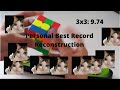 SlowF2l new Personal best reconstruction!!! 9.74 seconds