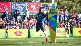 Odell Beckham jr. competes in Skills Hands Competition 2017 Pro Bowl (2017)