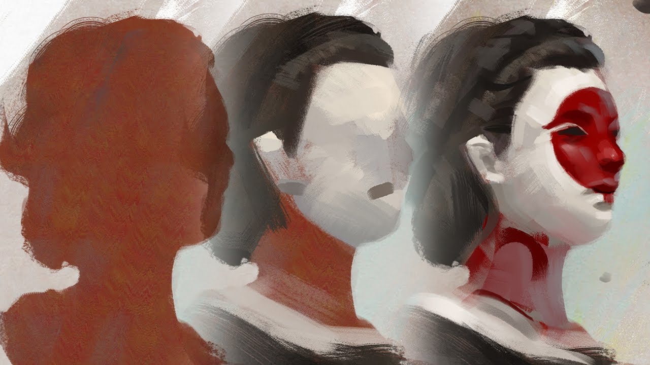 Digital Painting - geisha steps by AvvArt