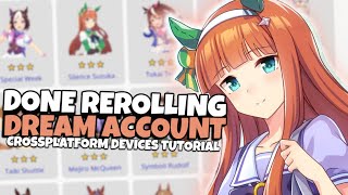 MY UMAMUSUME REROLLS ARE DONE! (also how to link your account between devices)