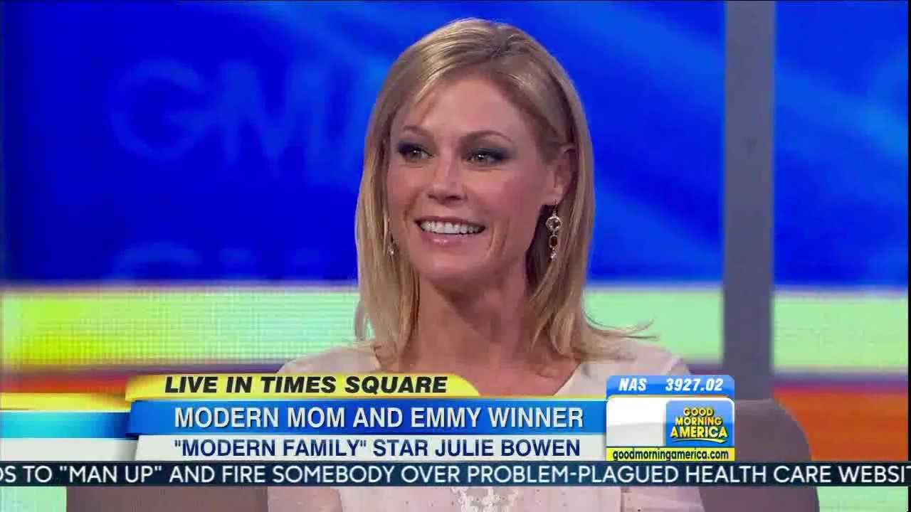 Julie Bowen and funny Good Morning America October 24