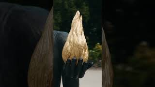 Pay ATTENTION to details as close as this HYPERLAPSE gets you! 🧐 #olympicsculpture
