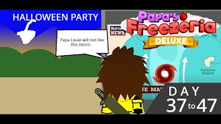 Papa's Freezeria Deluxe - Day 37-47 Walkthrough (Halloween)