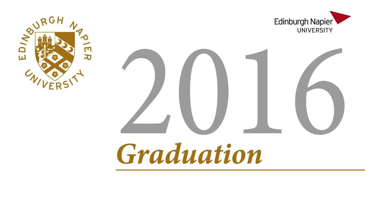 Edinburgh Napier University | Graduation 2016 | Thursday 27th October PM