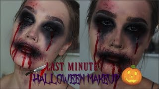 Quick, Easy and CREEPY Halloween Makeup Tutorial | Jenna Danielle Beauty screenshot 5