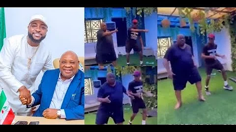 Osun State Gov Ademola Adeleke dishes out new steps as he dances to Davido “With You” ft Omah Lay