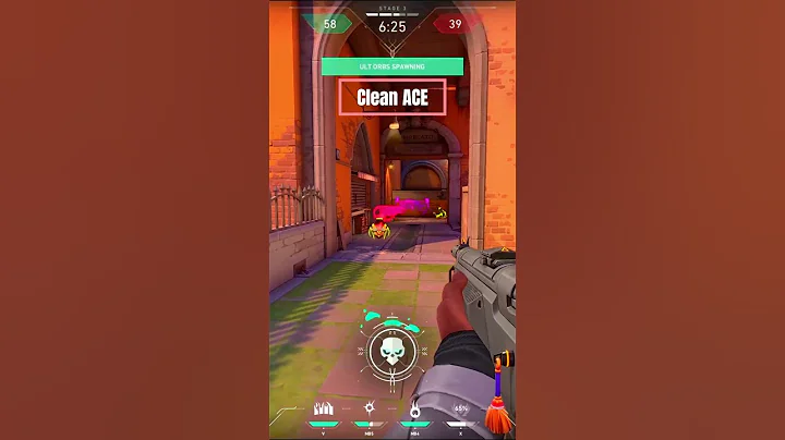 Neptune Vandal ASMR and Clean  TDM Ace #valorant #shorts #headshots  #valorantclips #gaming