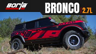 Borla Exhaust for 2021+ Ford Bronco 2.7L EcoBoost