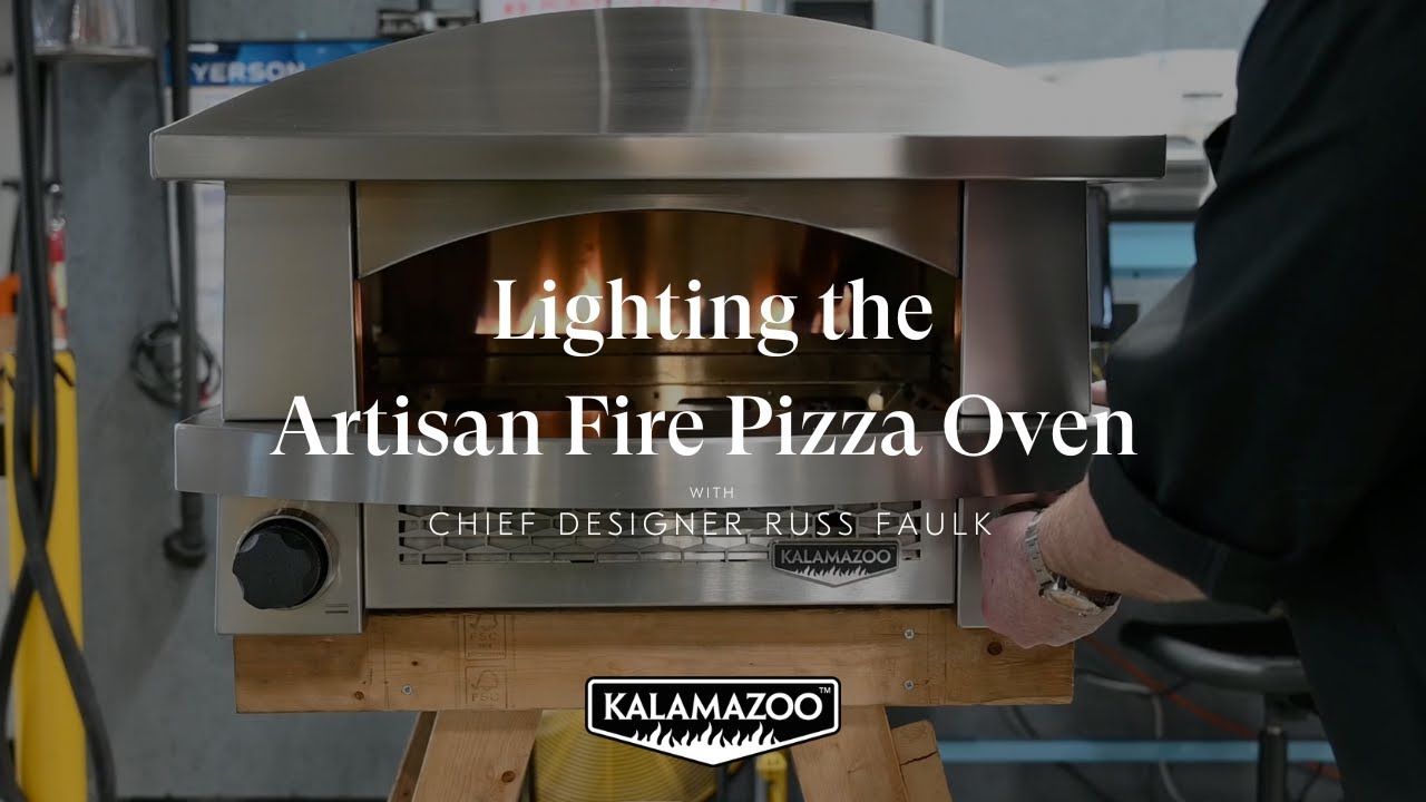 Lighting the Artisan Fire Pizza Oven - YouTube