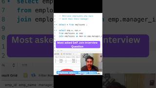 SQL Self Join 😧 Concept | Employee Salary more than Manager Salary Problem | #sqltutorial #sqltips