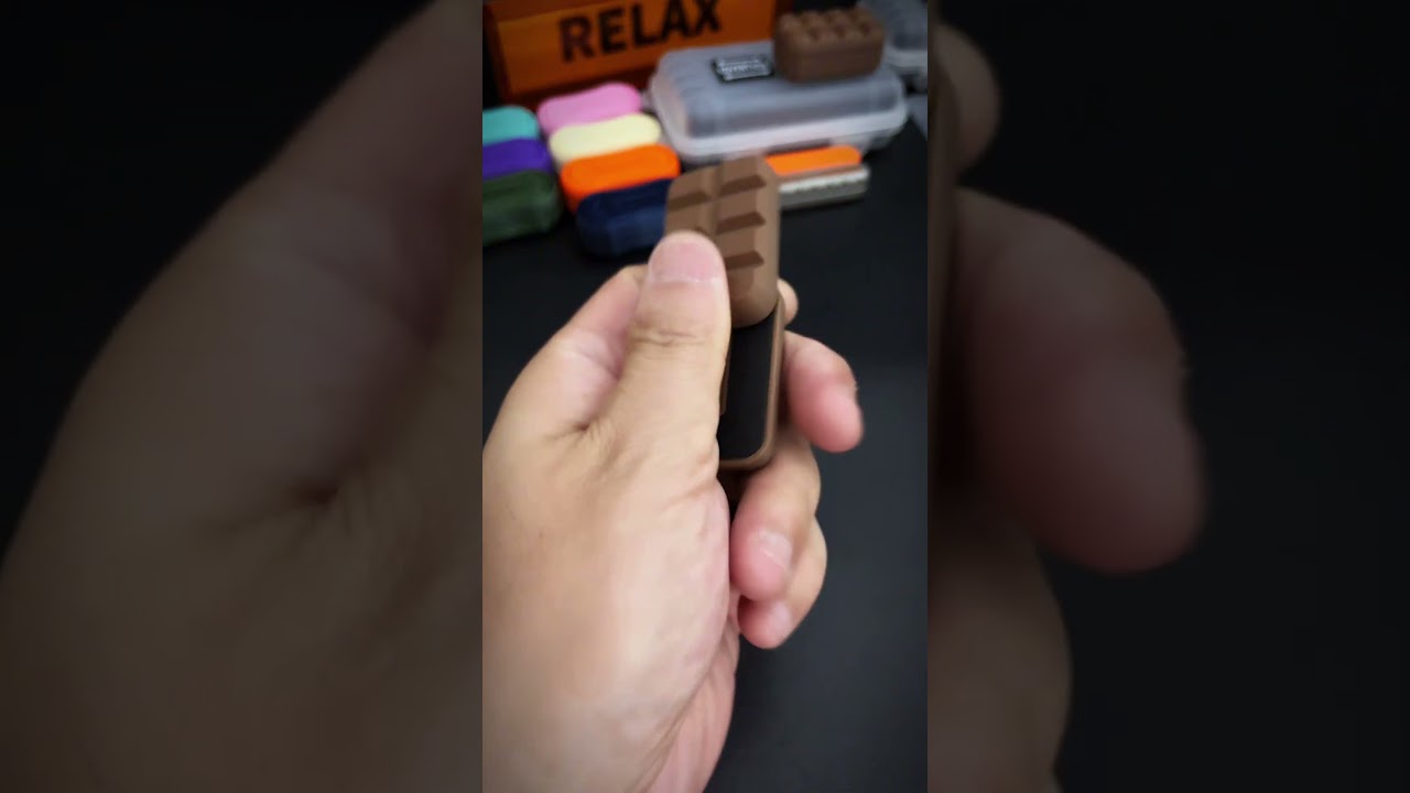Check this classic chocolate block fidget slider. 