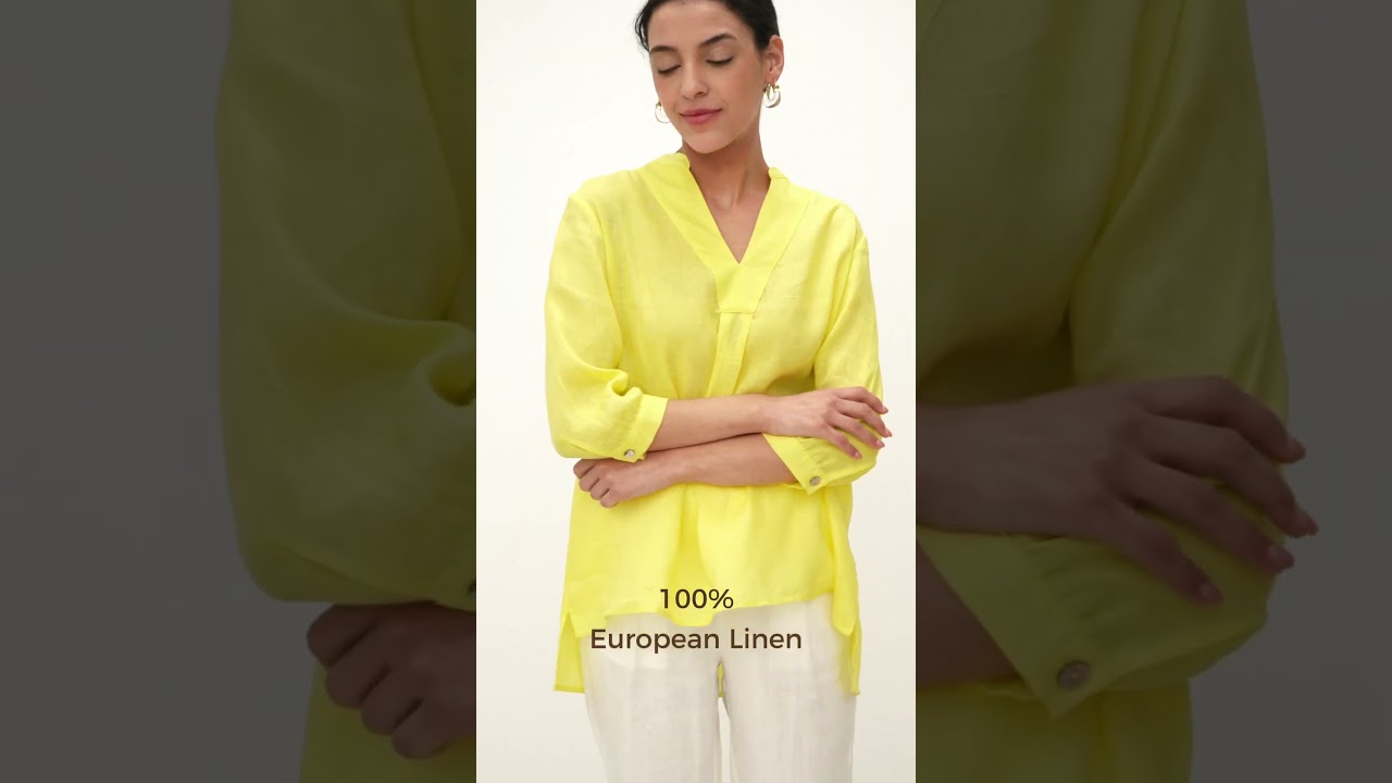 🌈 Color & Comfort: The Pop-Linen Tunic You’ll Live In | Easy Elegance in Every Shade  