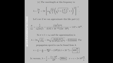 Problem 9.19 - Absorption and Dispersion, E&M Waves in Conductors: Introduction to Electrodynamics