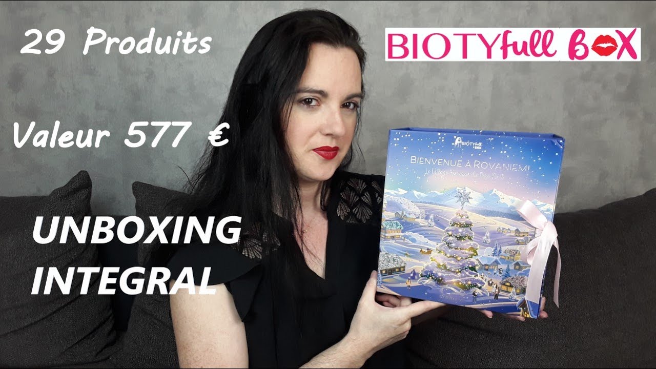 Calendrier de l'avent Biotyfull Box –