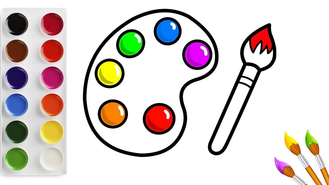 Drawing Palette for children / Bolalar uchun Palitra chizish