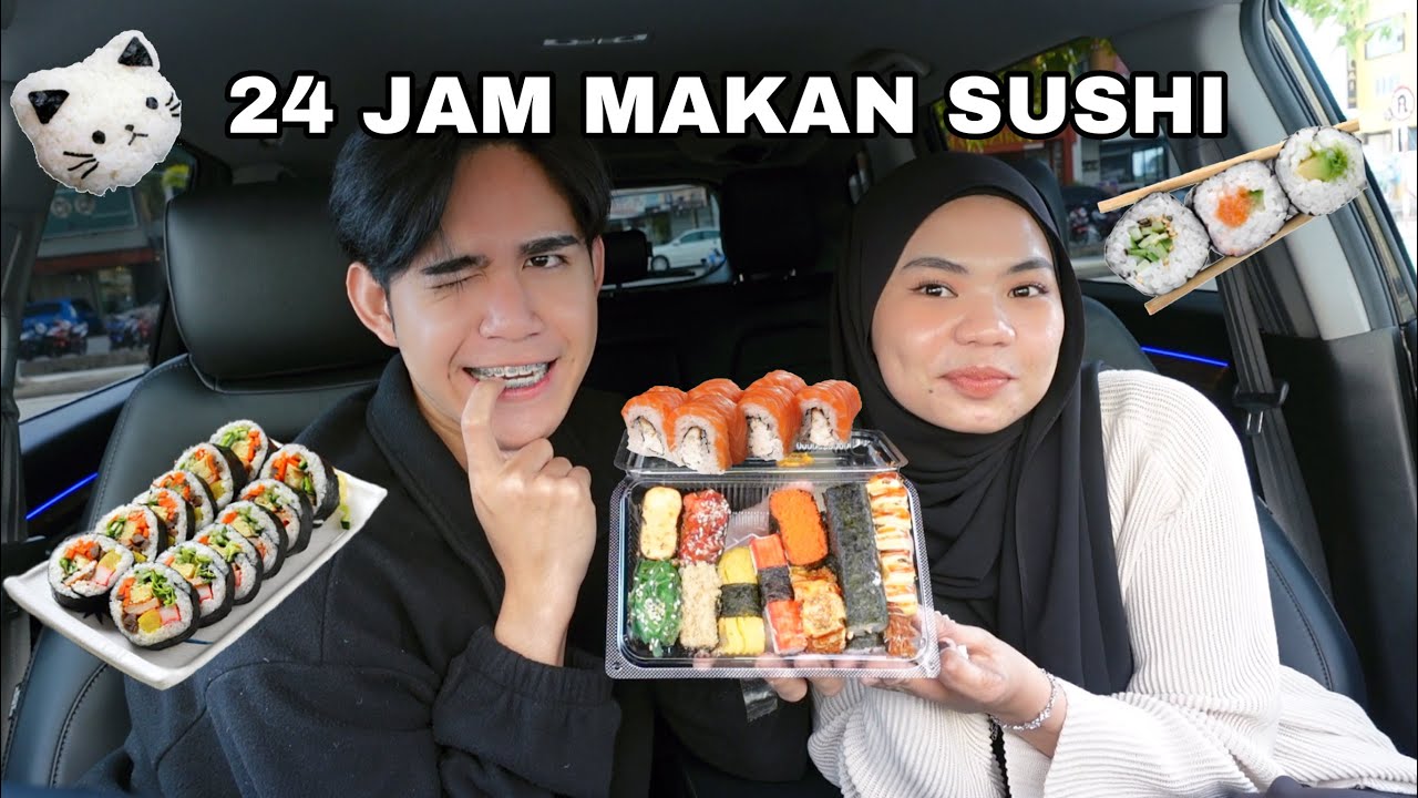 24 JAM MAKAN SUSHI 🤨 AKIDDOS BERSAMA SIAPA? 😱
