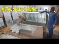 How to Make Metal Sheet Trunk | Make Metal Trunks with Stainless Steel Sheet | The Secret Skills