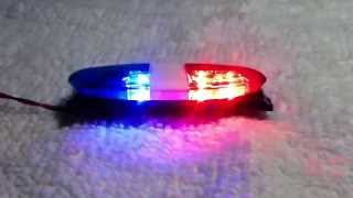 1/24 Custom Red/Blue Arjent LED Light Bar