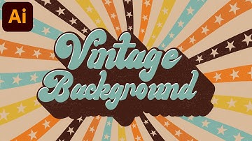 How to make an editable retro/vintage sunburst Illustrator tutorial. #vintage #retro #tutorials
