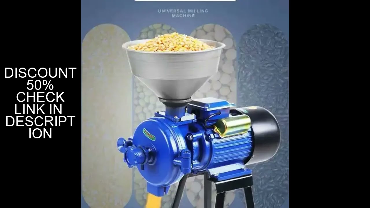 Corn crushing and refining machine for grinding dry and wet feed small grains ultrafine grinding mac