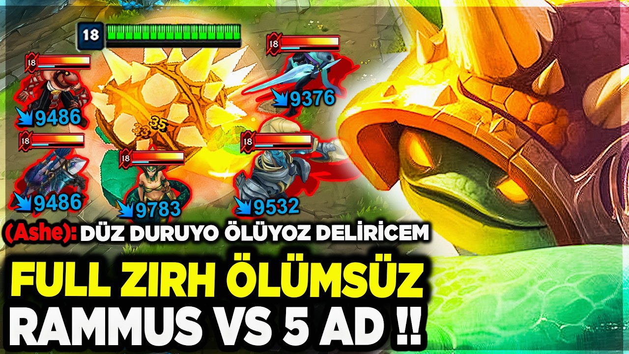 HAYATLARININ HATASINI YAPTILAR !! 1 RAMMUS VS 5 AD ŞAMPİYON !!