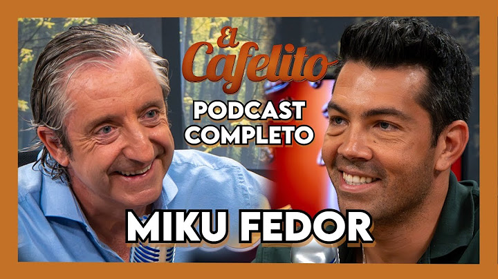 EL CAFELITO DE JOSEP PEDREROL #30 | MIKU FEDOR | PODCAST COMPLETO
