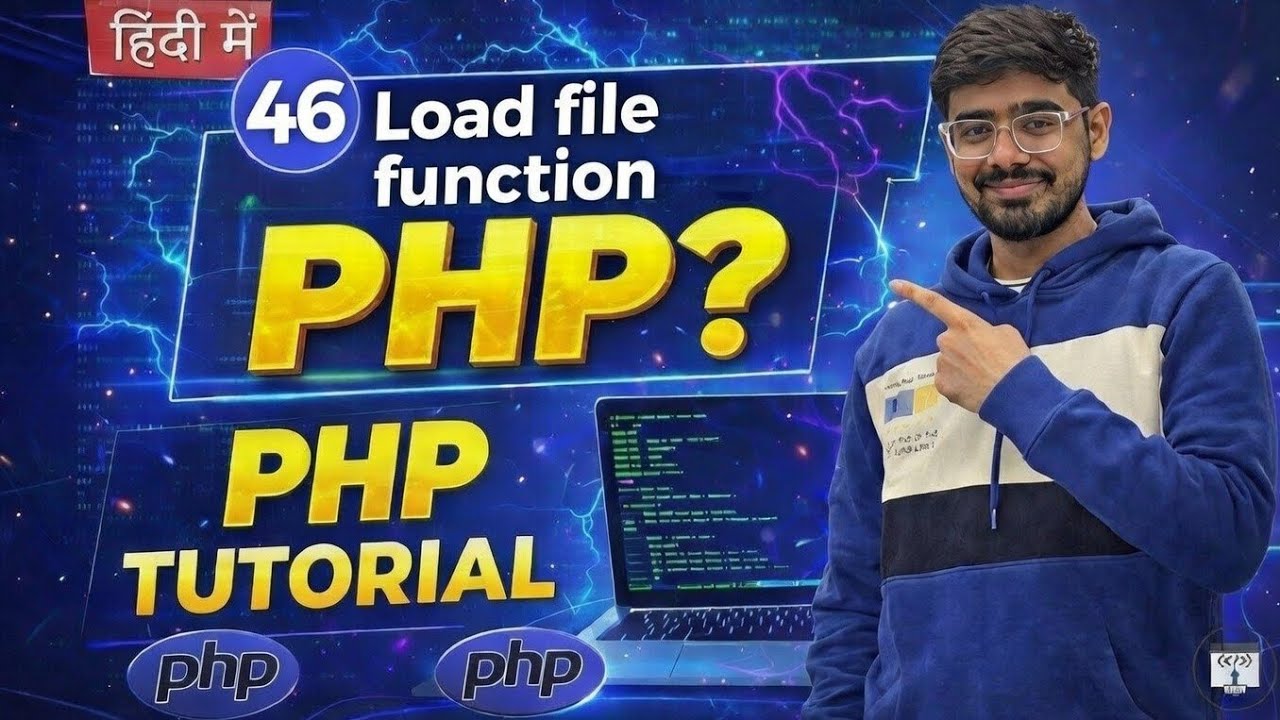 #46 PHP Tutorial in Hindi | Load Files in PHP (Include & Require) - YouTube