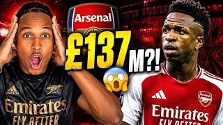 🔴 LIVE: VINI JR RESPONDS TO ARSENAL! 😱 £137M BOMBSHELL! | ARSENAL TRANSFER NEWS