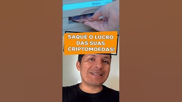 Você precisa sacar o lucro das suas criptomoedas!